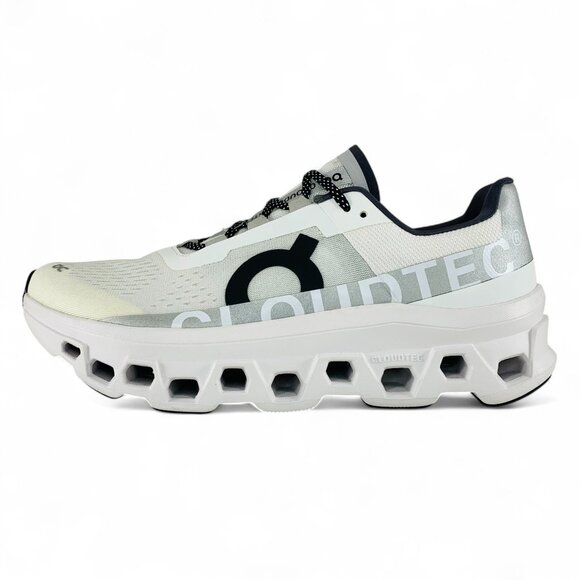 On Cloudmonster Undyed White Sneakers Men\'s Running Shoes 61-98288 main image 8